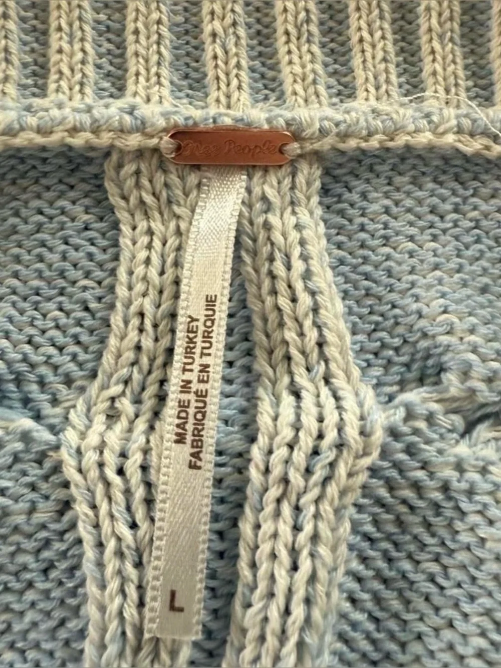 Free People chunky cable